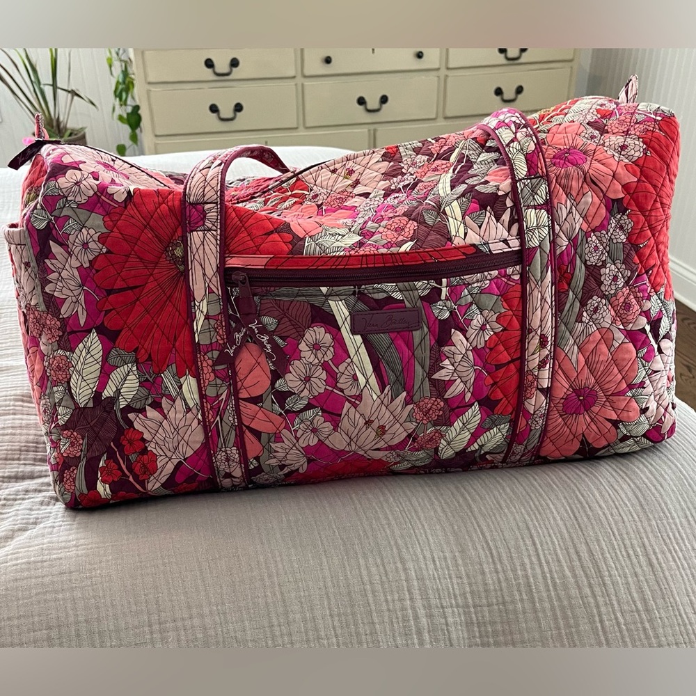 Vera Bradley Large Duffle + Toiletry Bag